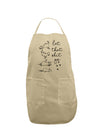 TooLoud Let That Shit Go Cat Yoga Adult Apron-Bib Apron-TooLoud-Stone-One-Size-Davson Sales