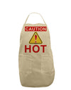 Caution Hot Chili Pepper Sign Adult Apron-Bib Apron-TooLoud-Stone-One-Size-Davson Sales