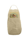 Bighorn Ram Watercolor Adult Apron-Bib Apron-TooLoud-Stone-One-Size-Davson Sales