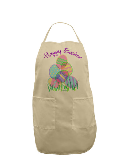 Happy Easter Gel Look Print Adult Apron-Bib Apron-TooLoud-Stone-One-Size-Davson Sales