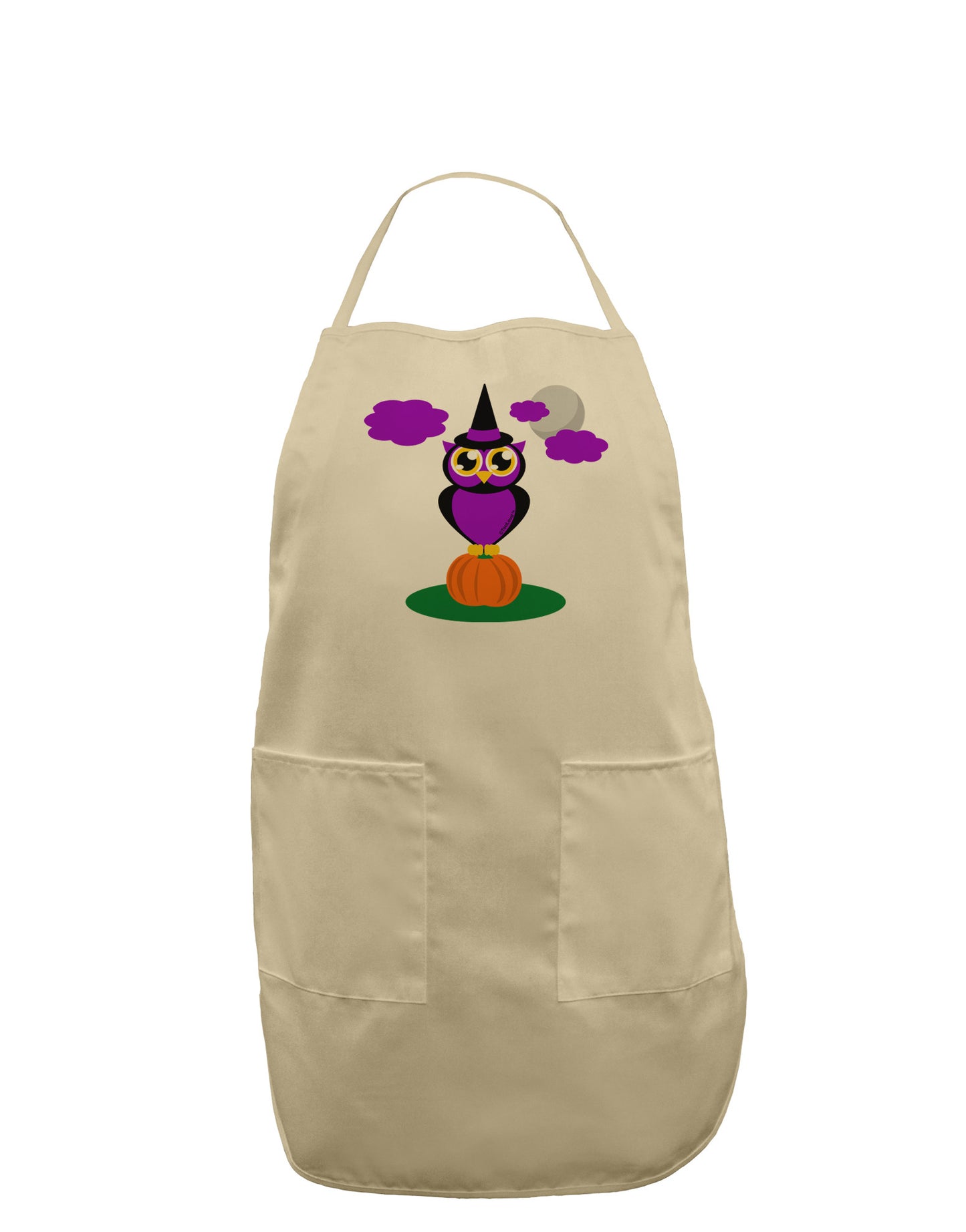 Owl Purple Adult Apron-Bib Apron-TooLoud-Stone-One-Size-Davson Sales