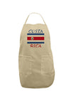 Costa Rica Flag Adult Apron-Bib Apron-TooLoud-Stone-One-Size-Davson Sales