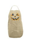 Jack O Lanterns Point of View Pumpkin Adult Apron-Bib Apron-TooLoud-Stone-One-Size-Davson Sales