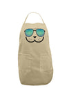 Kyu-T Face - Dewy Cool Sunglasses Adult Apron-Bib Apron-TooLoud-Stone-One-Size-Davson Sales