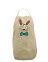 Happy Easter Bunny Face Adult Apron-Bib Apron-TooLoud-Stone-One-Size-Davson Sales