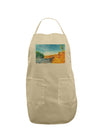 Castlewood Canyon Watercolor Adult Apron-Bib Apron-TooLoud-Stone-One-Size-Davson Sales