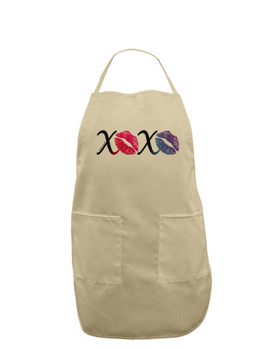 TooLoud XOXO Kisses Adult Apron-Bib Apron-TooLoud-Stone-One-Size-Davson Sales