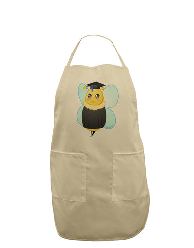 Graduation Bee Adult Apron-Bib Apron-TooLoud-Stone-One-Size-Davson Sales