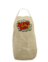 Super Dad - Superhero Comic Style Adult Apron-Bib Apron-TooLoud-Stone-One-Size-Davson Sales