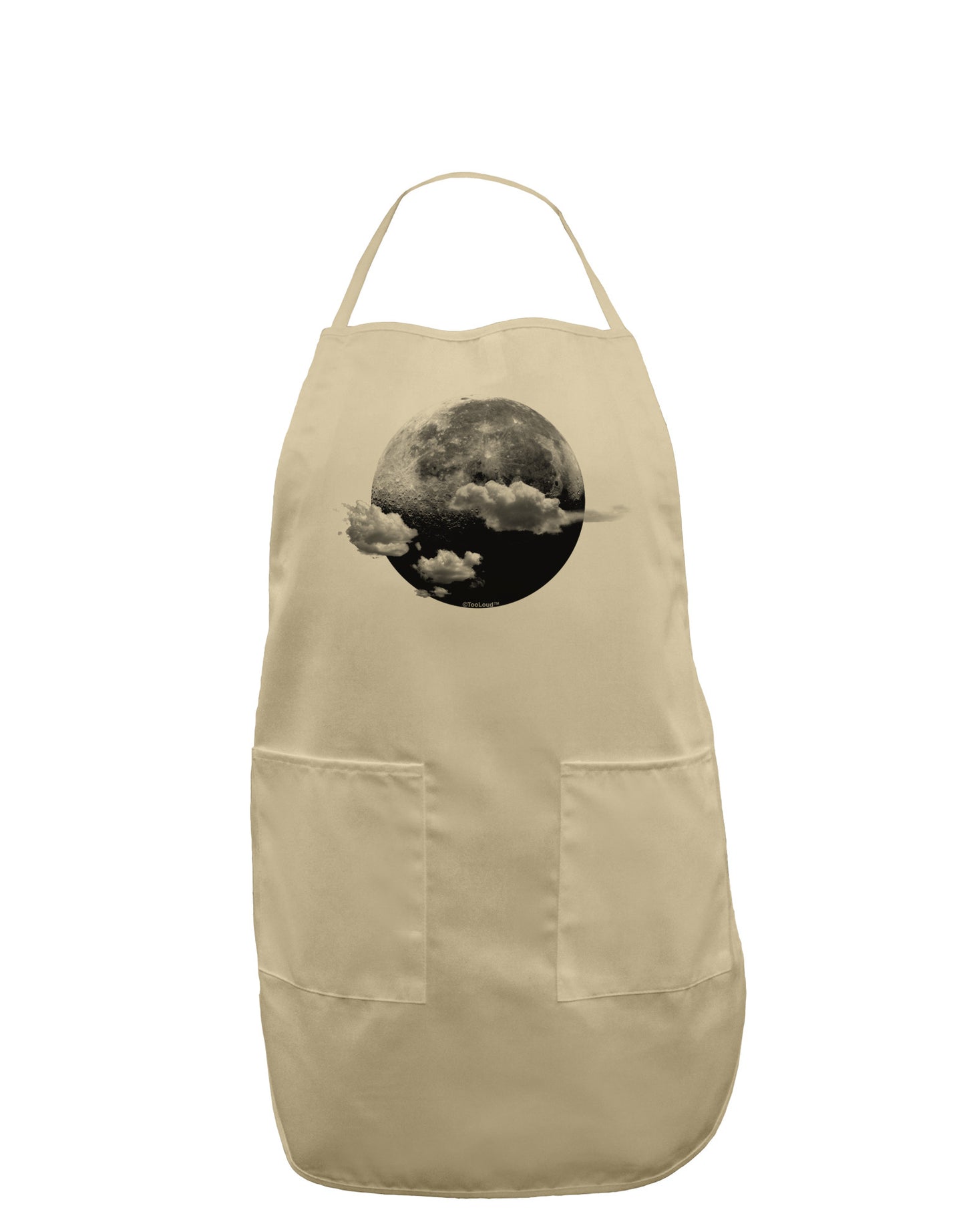 Moon Dream Earth Adult Apron-Bib Apron-TooLoud-Stone-One-Size-Davson Sales