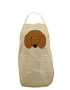 Cute Doxie Dachshund Dog Adult Apron by TooLoud-Bib Apron-TooLoud-Stone-One-Size-Davson Sales