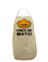 Sombrero Design - Cinco de Mayo Adult Apron by TooLoud-Bib Apron-TooLoud-Stone-One-Size-Davson Sales