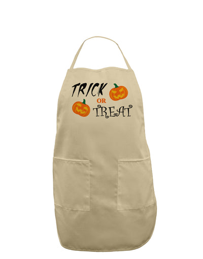 Trick or Treat Pumpkins Adult Apron-Bib Apron-TooLoud-Stone-One-Size-Davson Sales