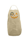 Monocle Jack-o-Lantern Color Adult Apron-Bib Apron-TooLoud-Stone-One-Size-Davson Sales