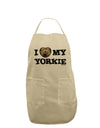 I Heart My Yorkie Adult Apron by TooLoud-Bib Apron-TooLoud-Stone-One-Size-Davson Sales