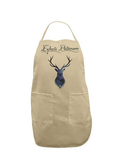 Expecto Patronum Space Stag Adult Apron-Bib Apron-TooLoud-Stone-One-Size-Davson Sales