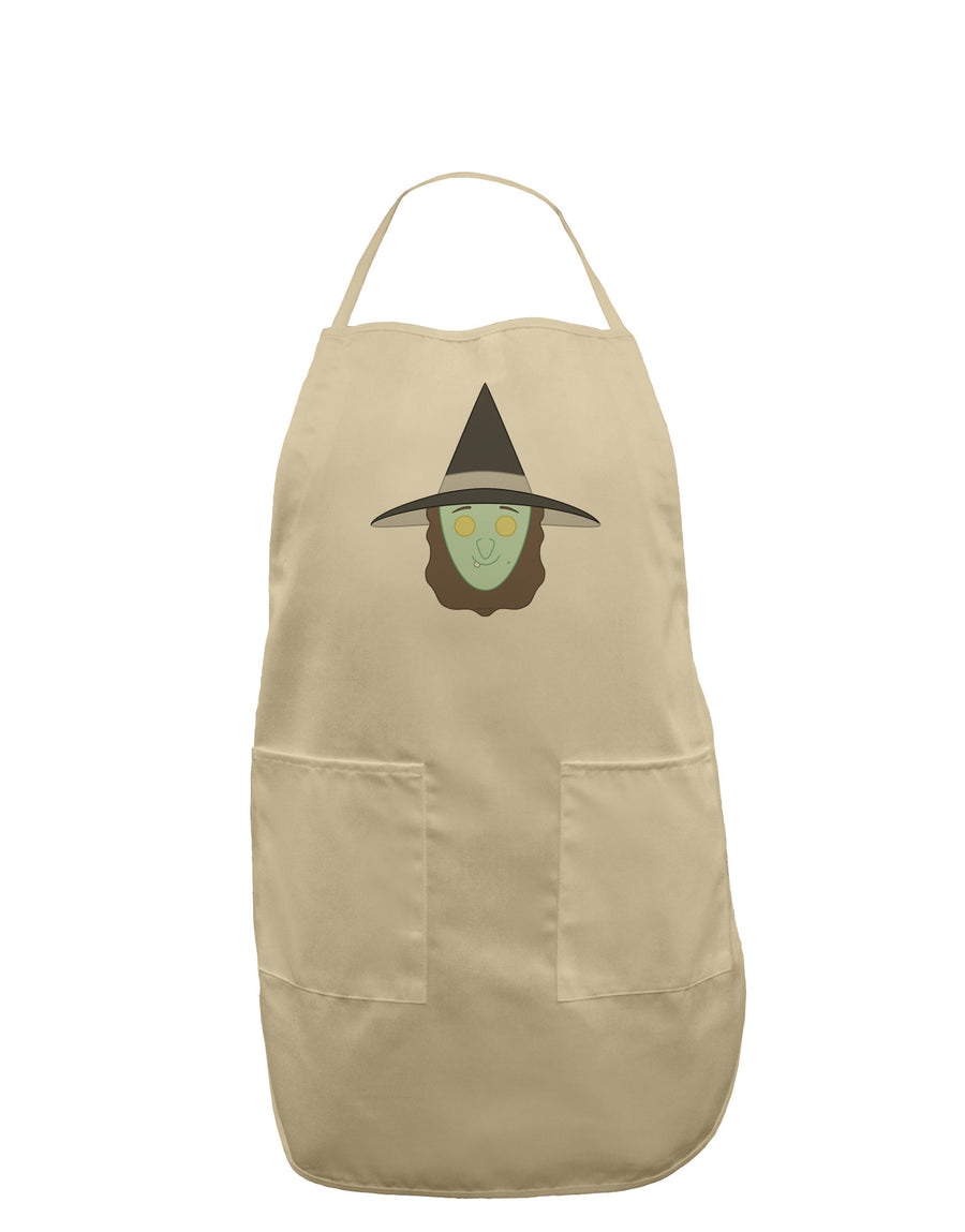 Happy Witch Adult Apron-Bib Apron-TooLoud-White-One-Size-Davson Sales