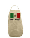 Mexcellent - Mexican Flag Adult Apron-Bib Apron-TooLoud-Stone-One-Size-Davson Sales