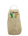 I Like Irish Cat Silhouette Adult Apron by TooLoud-Bib Apron-TooLoud-Stone-One-Size-Davson Sales