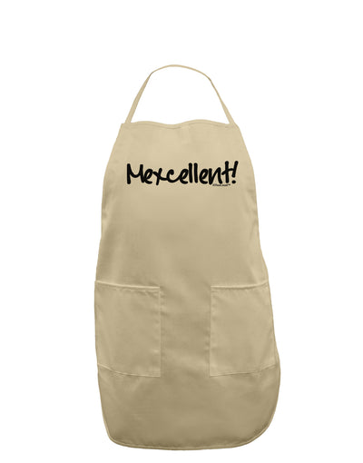 Mexico Text - Cinco De Mayo Adult Apron-Bib Apron-TooLoud-Stone-One-Size-Davson Sales