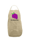 Grapes - I'm a Bunch of Fun Adult Apron-Bib Apron-TooLoud-Stone-One-Size-Davson Sales