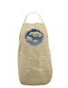 Blue Sky Puffy Clouds Adult Apron-Bib Apron-TooLoud-Stone-One-Size-Davson Sales