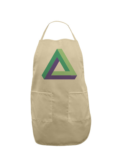 Impossible Triangle Loop Adult Apron-Bib Apron-TooLoud-Stone-One-Size-Davson Sales