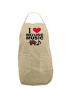 I Love House Pink Adult Apron-Bib Apron-TooLoud-Stone-One-Size-Davson Sales