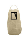 Cat Peeking Adult Apron by TooLoud-Bib Apron-TooLoud-Stone-One-Size-Davson Sales