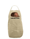 I Hand-Rub My Meat - Roast Beef Adult Apron-Bib Apron-TooLoud-Stone-One-Size-Davson Sales