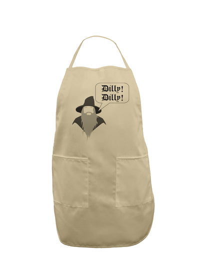 Wizard Dilly Dilly Adult Apron by TooLoud-Bib Apron-TooLoud-Stone-One-Size-Davson Sales