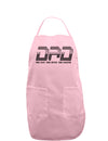 DAD Man Myth Legend Adult Apron-Bib Apron-TooLoud-Light-Pink-One-Size-Davson Sales