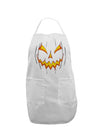 Scary Glow Evil Jack O Lantern Pumpkin Adult Apron-Bib Apron-TooLoud-White-One-Size-Davson Sales