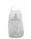 Happy Holidays Sparkles Adult Apron-Bib Apron-TooLoud-White-One-Size-Davson Sales