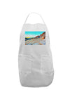 CO Rockies View Watercolor Adult Apron-Bib Apron-TooLoud-White-One-Size-Davson Sales