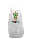 Fiesta Cactus Poncho Text Adult Apron-Bib Apron-TooLoud-White-One-Size-Davson Sales