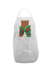 Lady Anaconda Design Dark Adult Apron-Bib Apron-TooLoud-White-One-Size-Davson Sales