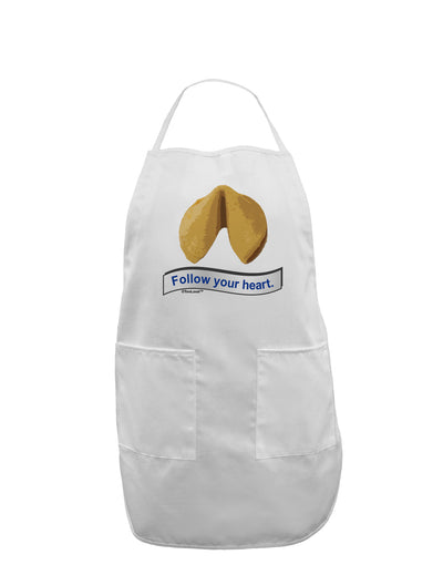 Follow Your Heart Fortune Adult Apron-Bib Apron-TooLoud-White-One-Size-Davson Sales