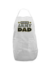 Proud Army Dad Adult Apron-Bib Apron-TooLoud-White-One-Size-Davson Sales