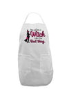 Witch - Bad Thing Adult Apron-Bib Apron-TooLoud-White-One-Size-Davson Sales