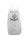 Husband of Veteran Adult Apron-Bib Apron-TooLoud-White-One-Size-Davson Sales