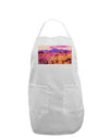 Colorful Colorado Mountains Adult Apron-Bib Apron-TooLoud-White-One-Size-Davson Sales