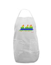 Equalizer Bars Design Adult Apron by TooLoud-Bib Apron-TooLoud-White-One-Size-Davson Sales