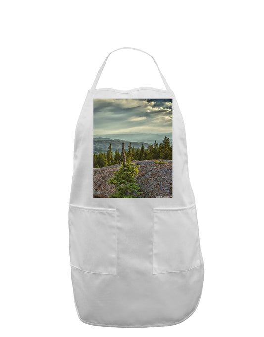 Nature Photography - Pine Kingdom Adult Apron by-Bib Apron-TooLoud-White-One-Size-Davson Sales