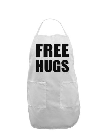 Free Hugs Adult Apron-Bib Apron-TooLoud-White-One-Size-Davson Sales