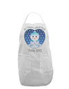 Personalized My First Christmas Snowbaby Blue Adult Apron-Bib Apron-TooLoud-White-One-Size-Davson Sales