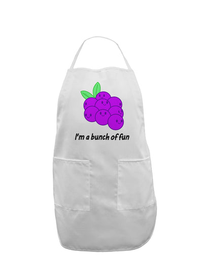 Grapes - I'm a Bunch of Fun Adult Apron-Bib Apron-TooLoud-White-One-Size-Davson Sales