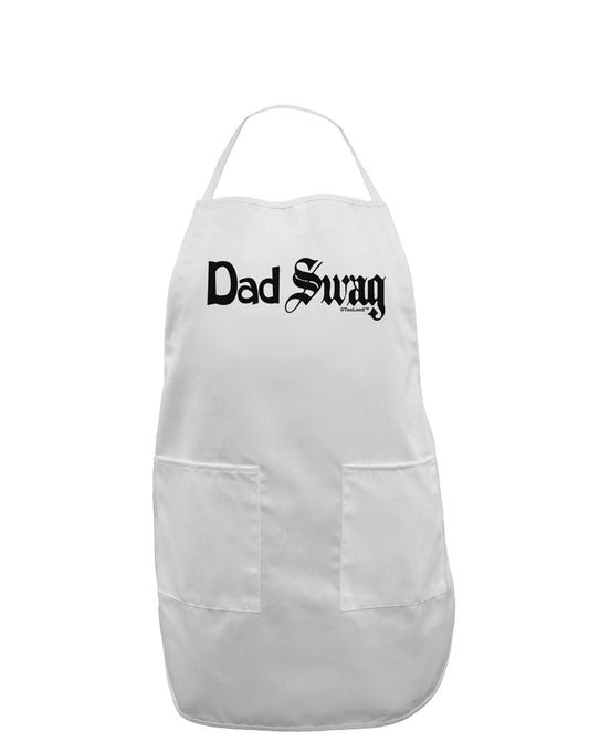 Dad Swag Text Adult Apron by TooLoud-Bib Apron-TooLoud-White-One-Size-Davson Sales