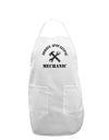 Zombie Apocalypse Group Role Mechanic Adult Apron-Bib Apron-TooLoud-White-One-Size-Davson Sales