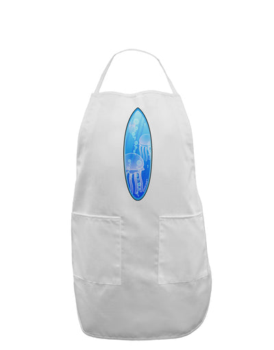 Jellyfish Surfboard Adult Apron by TooLoud-Bib Apron-TooLoud-White-One-Size-Davson Sales